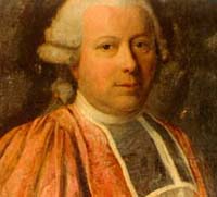 Guillaume Brochon (1729-1814), dressed in red gown as Jurat-Avocat (deputy-mayor lawyer) because elected at the Bordeaux Town council from 1784 till 1786